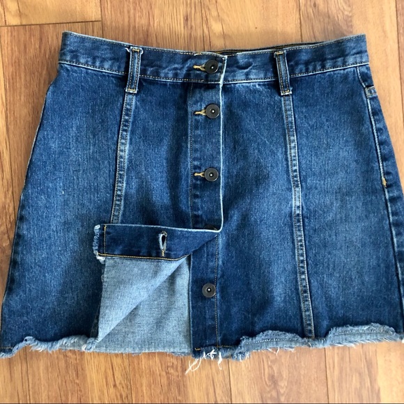 Vintage Forever 21 Denim miniskirt - Picture 2 of 7